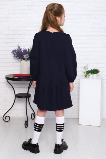 Платье для девочки Арт. 13275 (Темно-синий) (Фото 2)