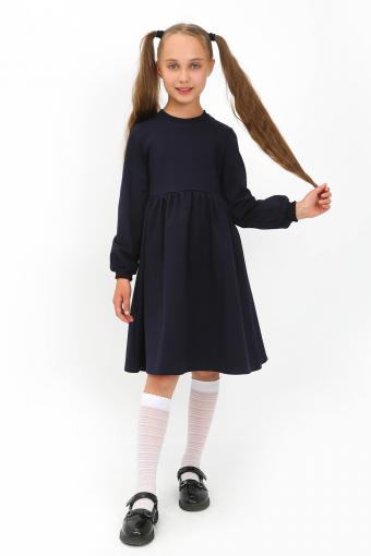 Платье Школа-6 детское (Темно-синий) - Лазар-Текс