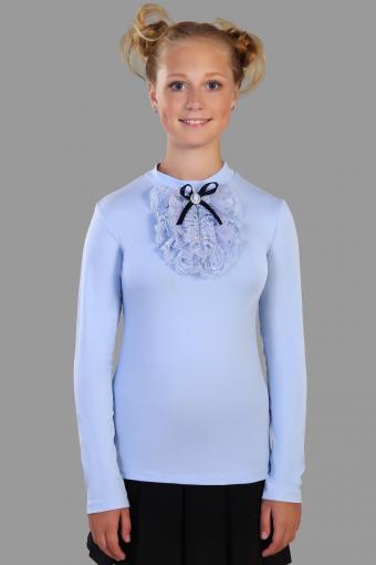 Блузка для девочки Лилия 13156 (Светло-голубой) - Лазар-Текс
