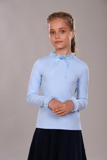 Блузка для девочки Ариэль Арт. 13265 (Светло-голубой) - Лазар-Текс