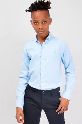Рубашка для мальчика SP9134 (Голубой) - Лазар-Текс