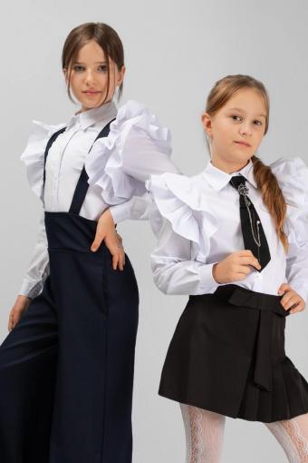Блузка для девочки SP021 (Белый) - Лазар-Текс