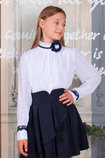 Блузка для девочки SP0301 (Белый) - Лазар-Текс