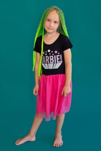 Платье 22764 Barbie кор. рукав (Фуксия) (Фото 2)