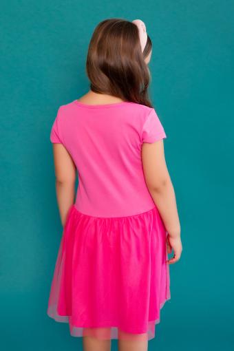 Платье 22763 Barbie кор. рукав (Розовый) (Фото 2)