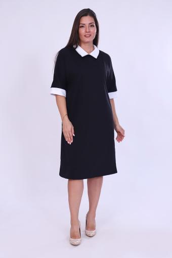 Платье 37057 (Черно-белый) (Фото 2)