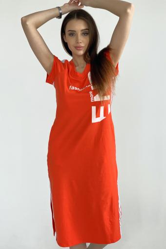 Платье 8087 (Рыжий) - Лазар-Текс