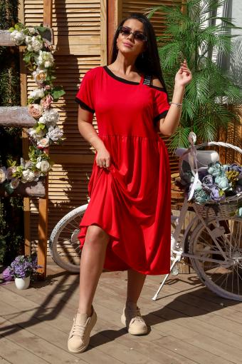 Платье 8215 (Красный) - Лазар-Текс