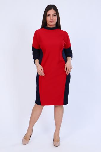 Платье 52235 (Красный/синий) - Лазар-Текс
