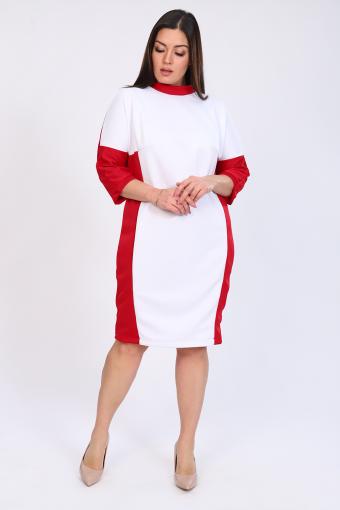 Платье 52235 (Красно-белый) (Фото 2)