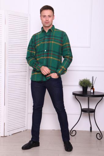 Рубашка 61052 (Зеленый) - Лазар-Текс