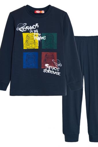 Пижама для мальчика 92192 (Темно-серый) - Лазар-Текс