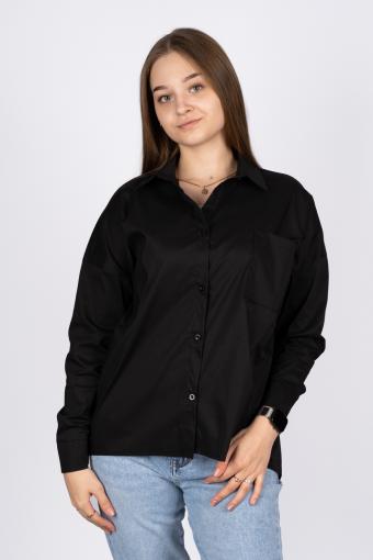 Джемпер (рубашка) женский 6359 (Черный) - Лазар-Текс