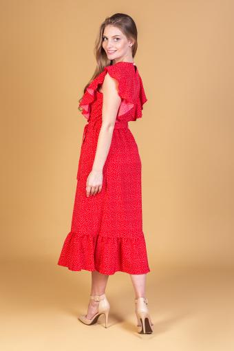 Платье 22258 (Красный) (Фото 2)
