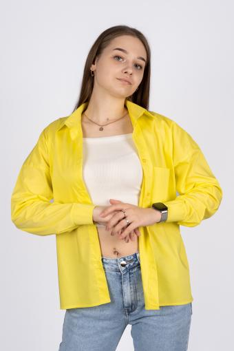 Джемпер (рубашка) женский 6359 (Желтый) - Лазар-Текс