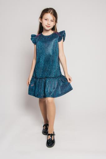 Платье для девочки 81220 (Морская волна) - Лазар-Текс