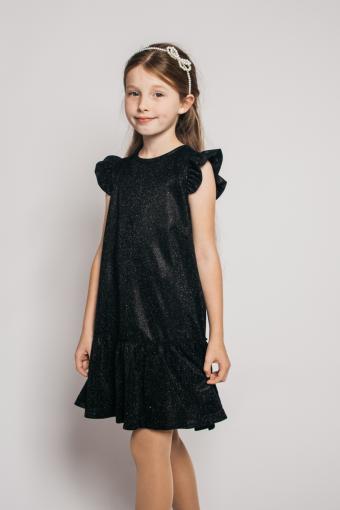 Платье для девочки 81220 (Черный) - Лазар-Текс