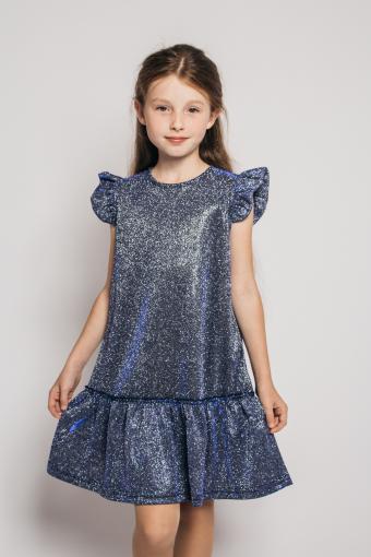 Платье для девочки 81220 (Синий) - Лазар-Текс