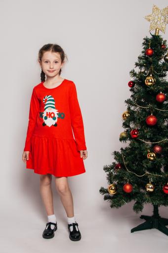 Платье для девочки 81211 (Красный) - Лазар-Текс