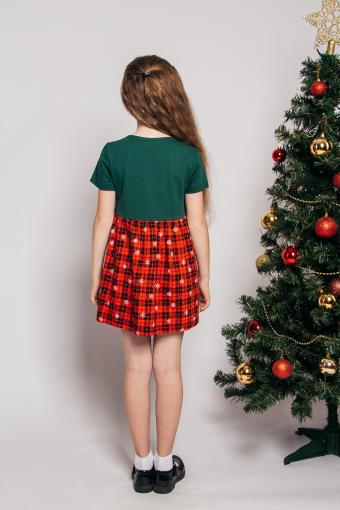 Платье для девочки 81212 (Зеленый) (Фото 2)
