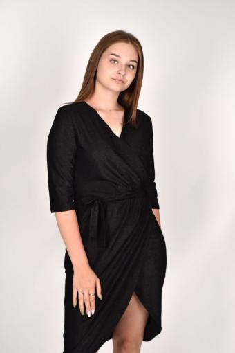 Платье женское 864 (Черный) - Лазар-Текс