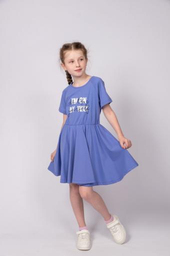 Платье для девочки 81228 (Лавандовый) - Лазар-Текс