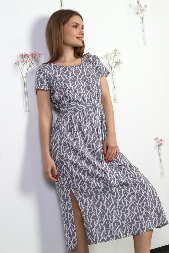Платье ФОРТУНА-1 (Серый) (Фото 2)