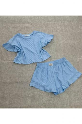 Пижама 83501 (Голубой) - Лазар-Текс