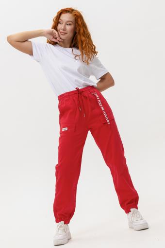 С27037 брюки женские (Красный) - Лазар-Текс