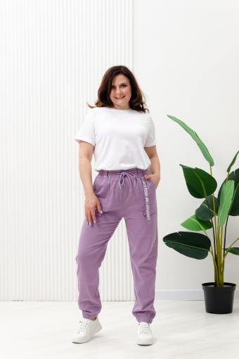 С27037 брюки женские (Фиолетовый) - Лазар-Текс