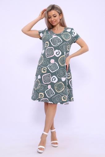Платье 51117 (Зеленый) (Фото 2)