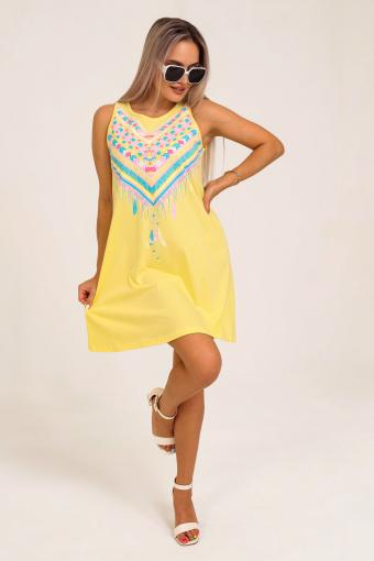 Платье 50550 (Желтый) - Лазар-Текс