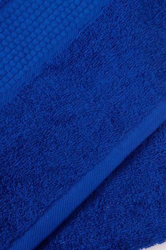 Полотенце банное махровое Софатекс 100х180 для ванны и душа (Синий) (Фото 2)
