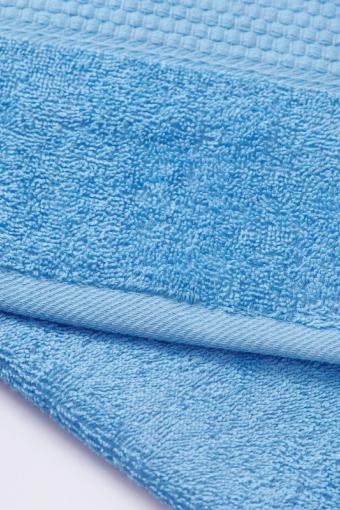 Полотенце банное махровое Софатекс 100х180 для ванны и душа (Голубой) (Фото 2)