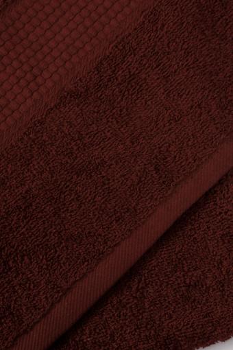 Полотенце банное махровое Софатекс 100х180 для ванны и душа (Шоколад) (Фото 2)