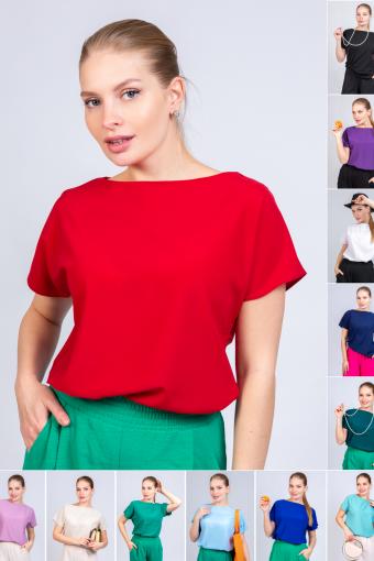 Блуза женская 22275 (Красный) - Лазар-Текс