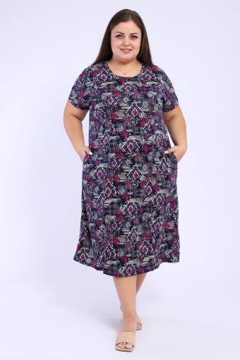 Платье 13209 (Фиолетовый) - Лазар-Текс
