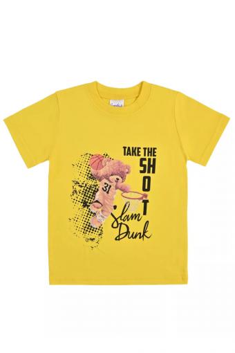 футболка детская с принтом 7443 (Желтый) - Лазар-Текс