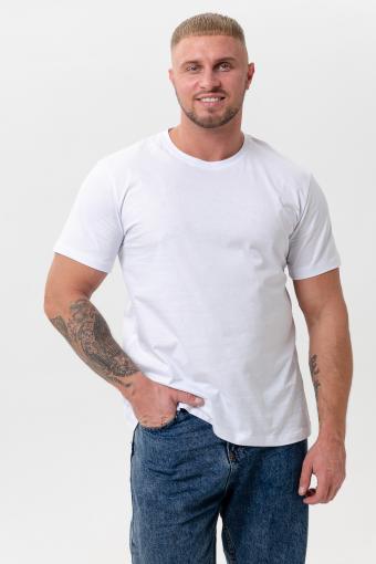Набор 8471 футболка мужская (в упак. 3 шт) (Белый, серый, черный) (Фото 2)