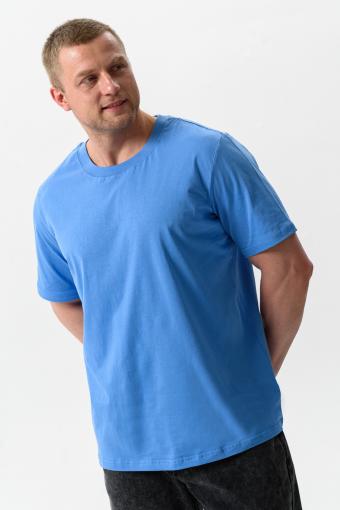 Набор 8471 футболка мужская (в упак. 3 шт) (Белый, голубой, мокко) - Лазар-Текс