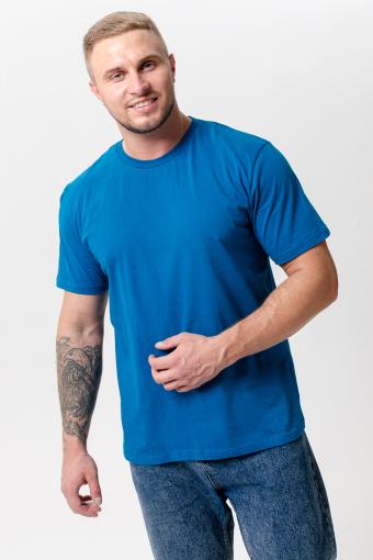 Набор 8471 футболка мужская (в упак. 3 шт) (Бирюзовый, горчичный, фиолетовый) - Лазар-Текс